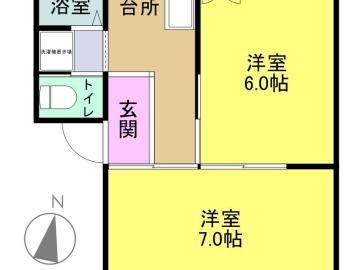 間取／2K間取り