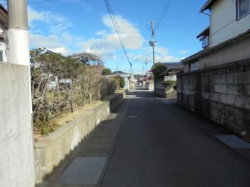 前面道路含む現地写真(2022年12月)