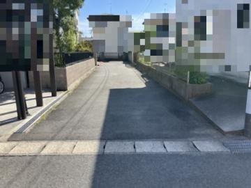 前面道路含む現地写真(2025年10月)