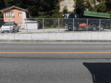 前面道路含む現地写真(2021年10月)