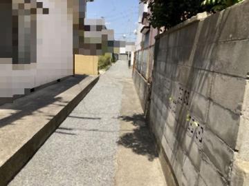 前面道路含む現地写真(2023年4月)