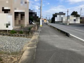 前面道路含む現地写真(2026年10月)