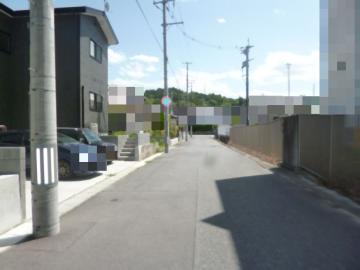 前面道路含む現地写真(2024年5月)