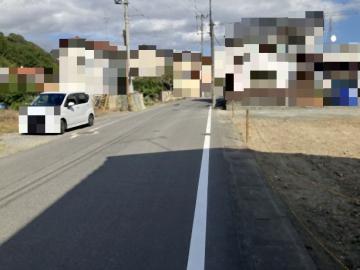 前面道路含む現地写真(2025年10月)