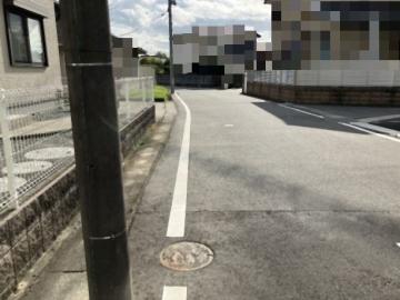 前面道路含む現地写真(2025年10月)