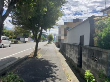 前面道路含む現地写真(2026年9月)