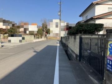 前面道路含む現地写真(2026年2月)