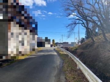 前面道路含む現地写真(2022年1月)