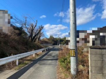 前面道路含む現地写真(2022年1月)